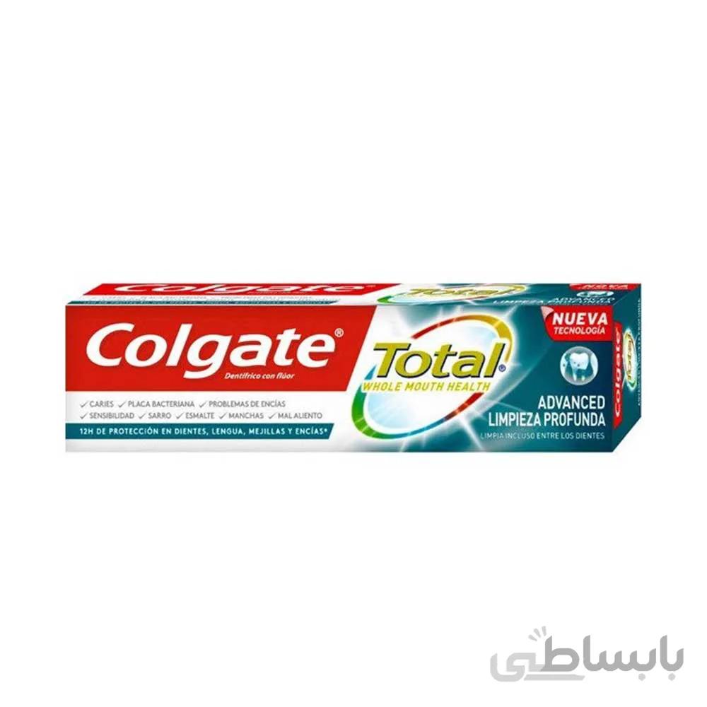 خمیر دندان کلگیت سری total مدل advanced deep clean در حجم 75میلی لیتر ا Colgate total tooth series advanced deep clean clean model 75ml