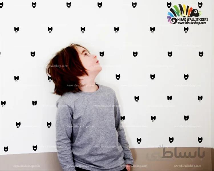 استیکر سگ تکرار شدنی اتاق کودک dog wall sticker کد h490