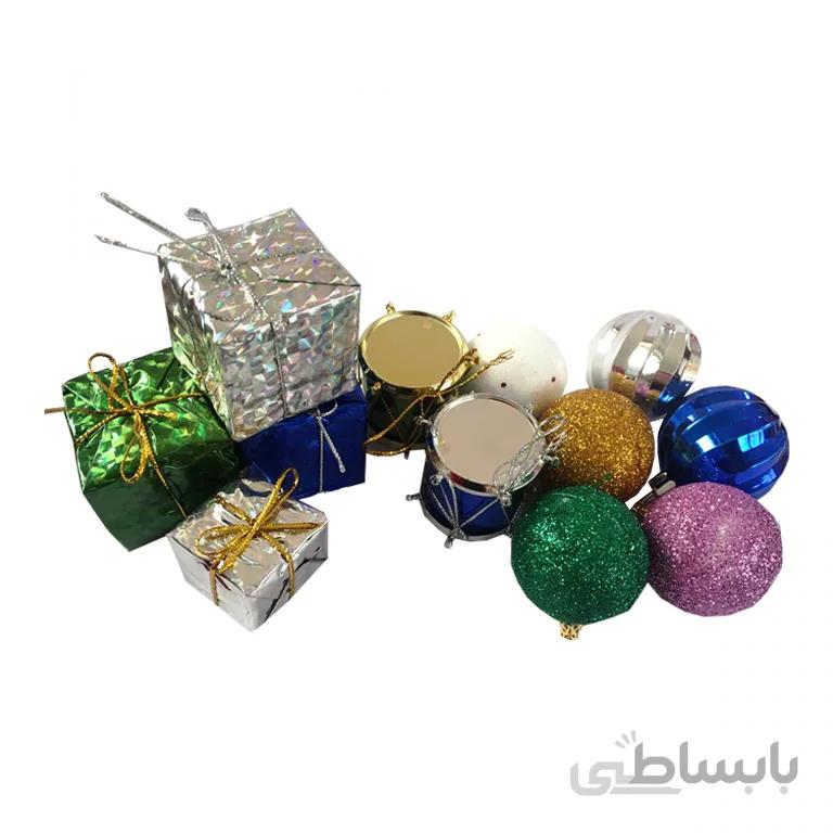 تزئینات درخت کریسمس مدل کلبه مدل STCH191