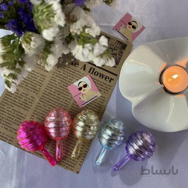 بالم لب فرفره ای Romantic Bear