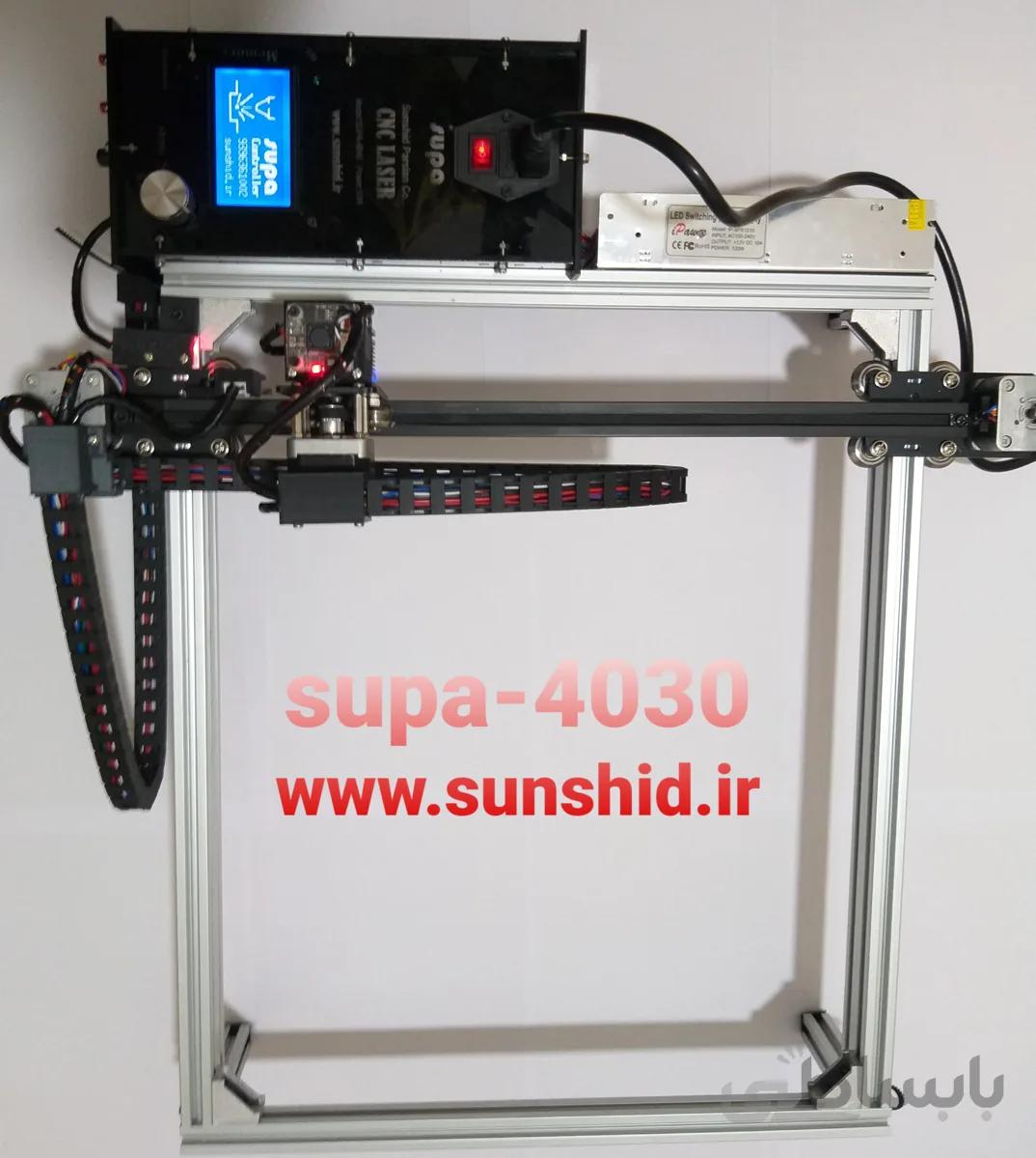 دستگاه لیزر حکاکی و برش لیزری مدل supa-4030