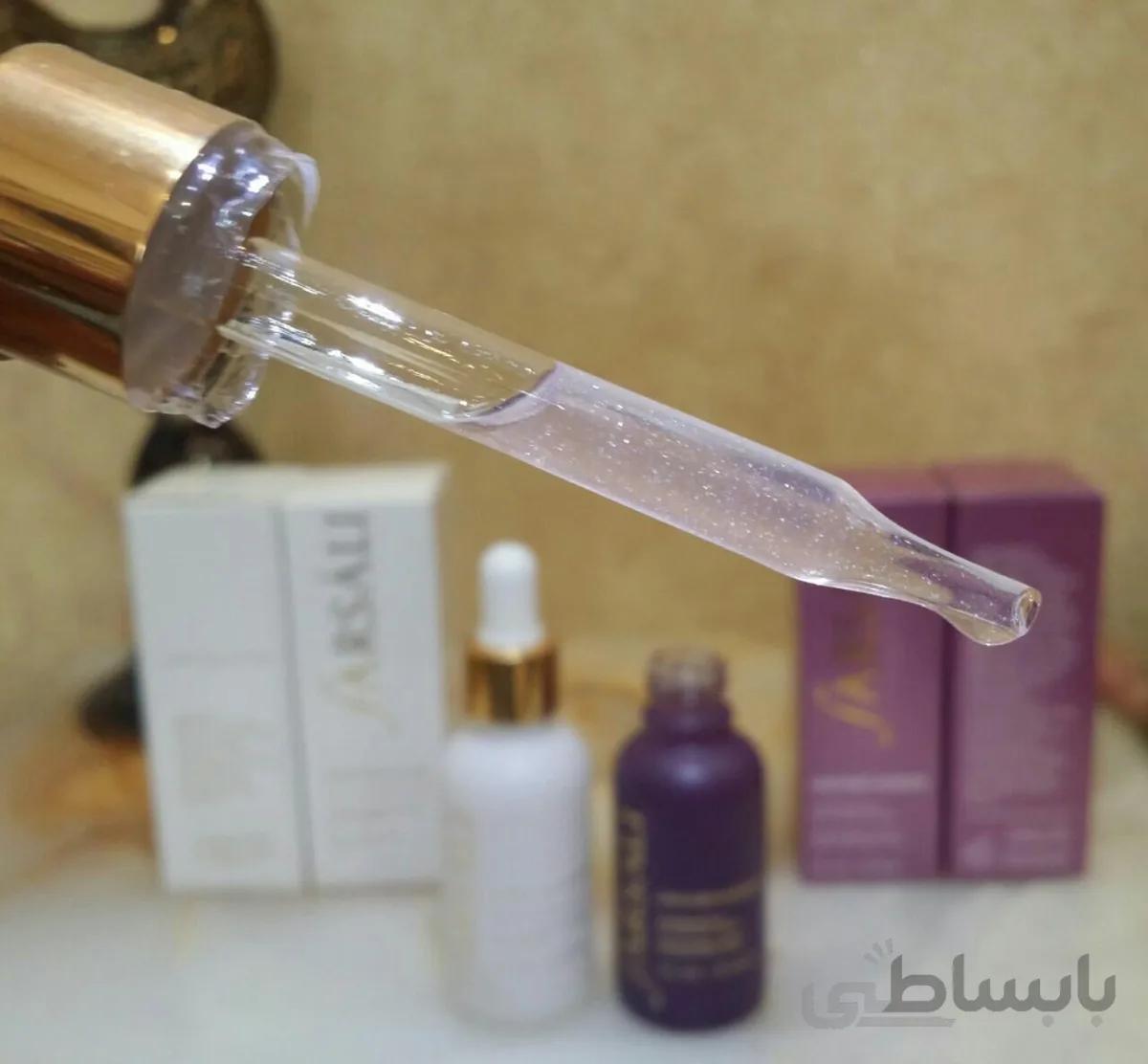 پرایمر و اکسیر جوانسازی بنفش فارسالی مدل Unicorn Essence ا FARSALI ROSE GOLD ELIXIR