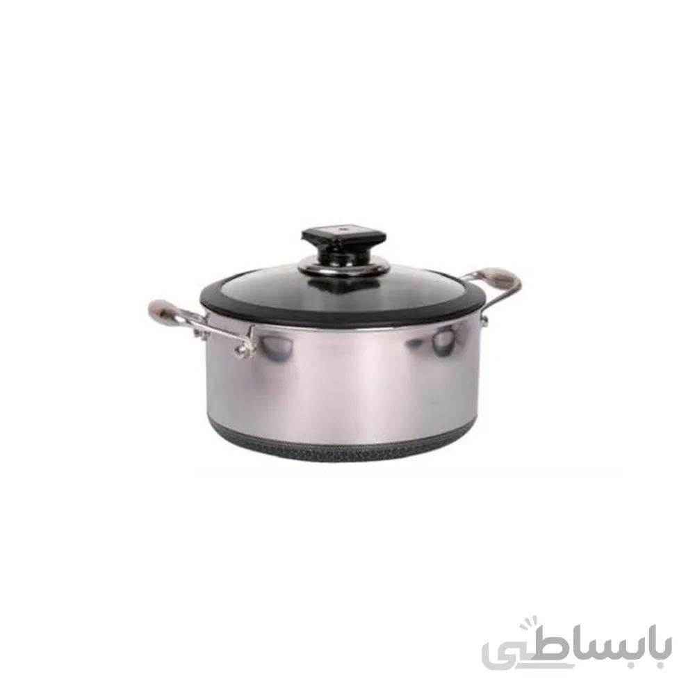 قابلمه T&K استیل مدل Black Cube سایز 20