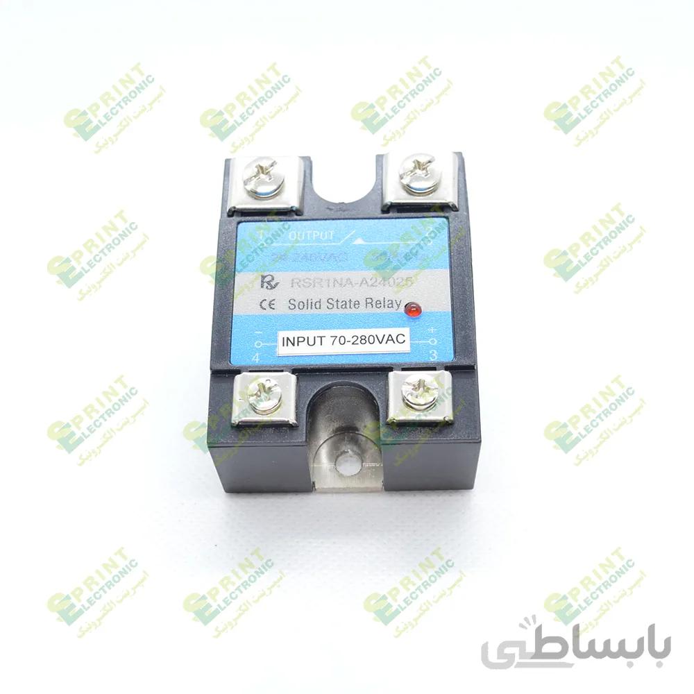رله الکترونیکی SSR پیچ خور تک فاز 25 آمپر AC/AC