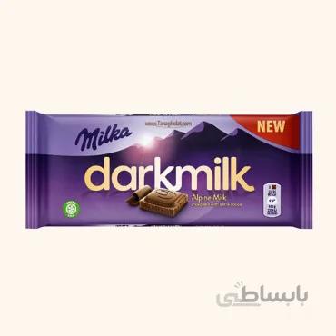 شکلات شیری میلکا مدل دارک میلک - 85 گرمی