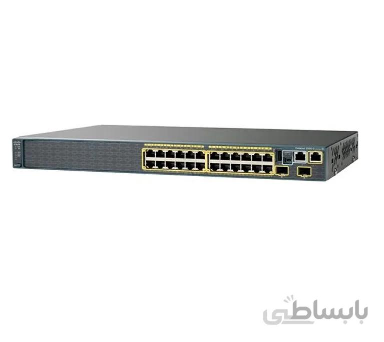 سوئیچ شبکه 24 پورت سیسکو مدل WS-C2960S-24TS-S