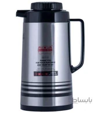 فلاسک استیل 1.3 لیترشیشه قرمز رومانتیک مدل tak_1
