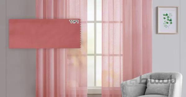 پرده حریر ترک ساده کد 6636
