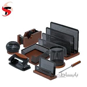 ست رومیزی چوب توری 8 تیکه