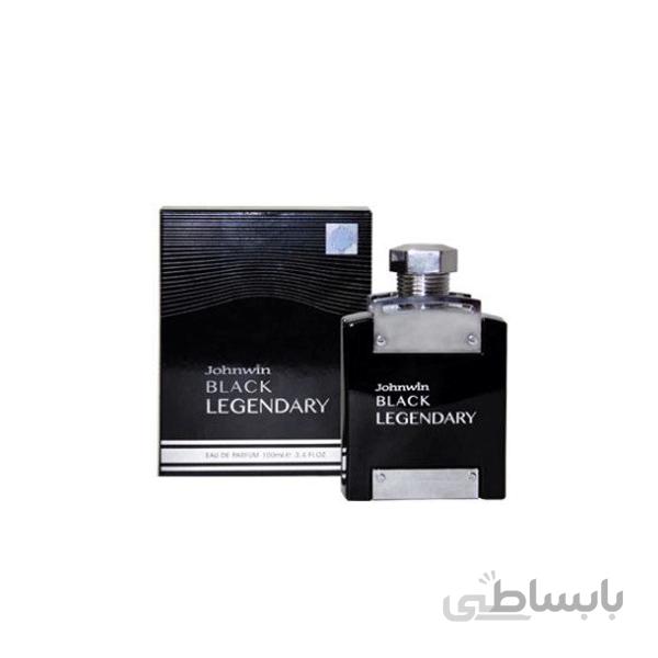 عطر ادکلن مردانه مون بلان لجند جانوین لجندری بلک (Johnwin Mont Blanc Legend) حجم 100 میل ا JOHNWIN LEGENDARY BLACK