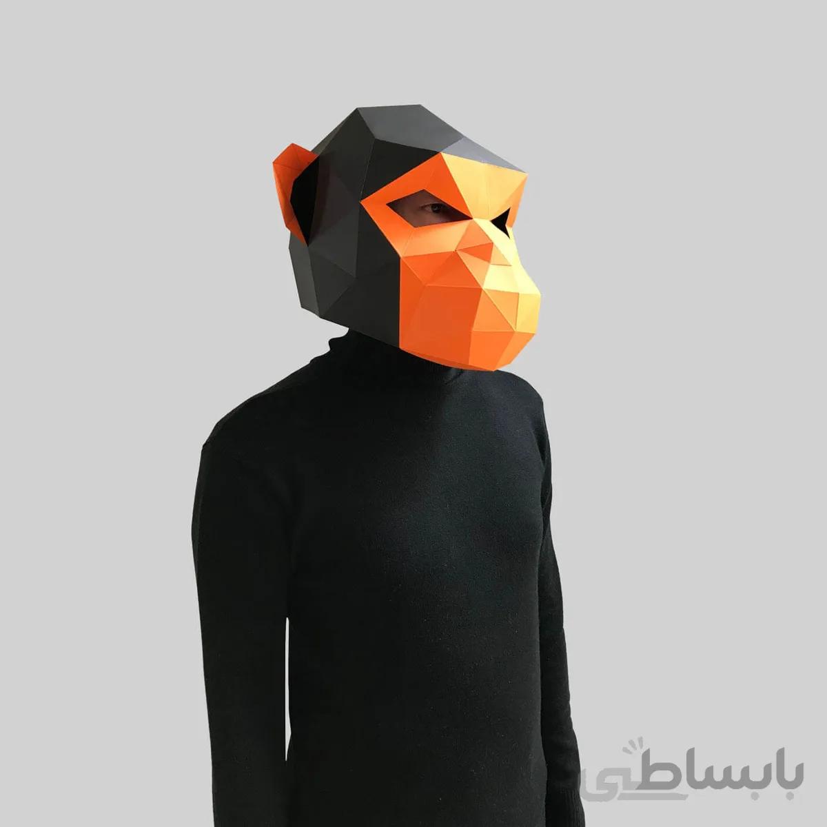 ماسک اوریگامی شامپانزه