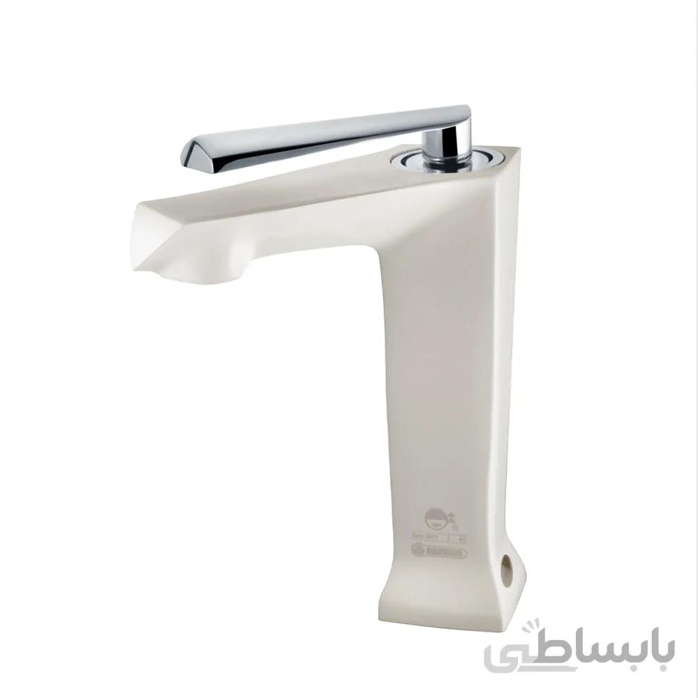 شیر روشویی درخشان مدل بریک وایت