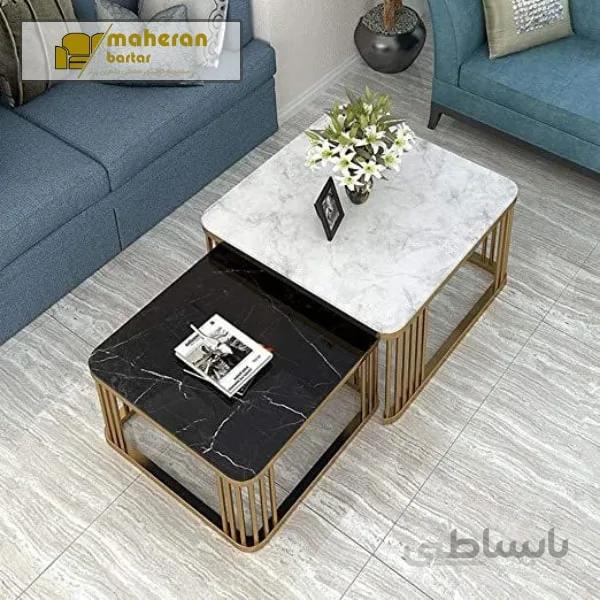 میز جلو مبلی استیل مدل هدا HODA