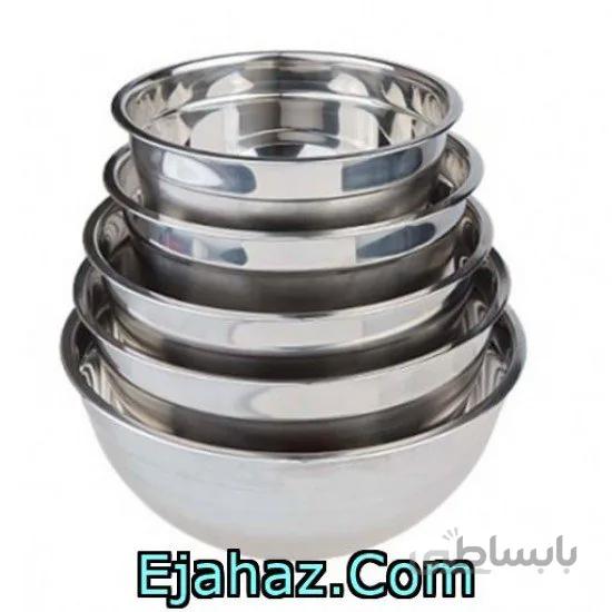 لگن استیل 5 پارچه
