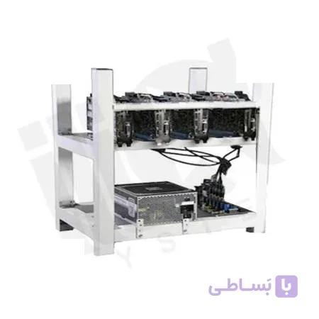 ریگ ماینینگ 168 مگاهش با 4 کارت گرافیک XFX RX5600XT DDR6