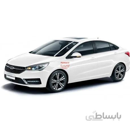 پک خشگیری و ترمیم رنگ اتومبیل سفید چری آریزو 5 مدیران خودرو کد رنگ Chery Arrizo 5 101S