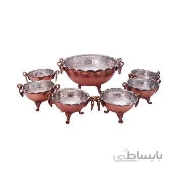 سرویس آجیل خوری مسی 7 پارچه توت کالا tootkala 2087