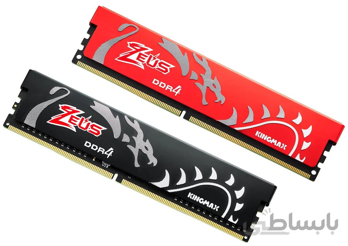 رم دسکتاپ کینگ مکس Kingmax Zeus Dragon DDR4 16GB (8GBx2) 3200Mhz Desktop RAM