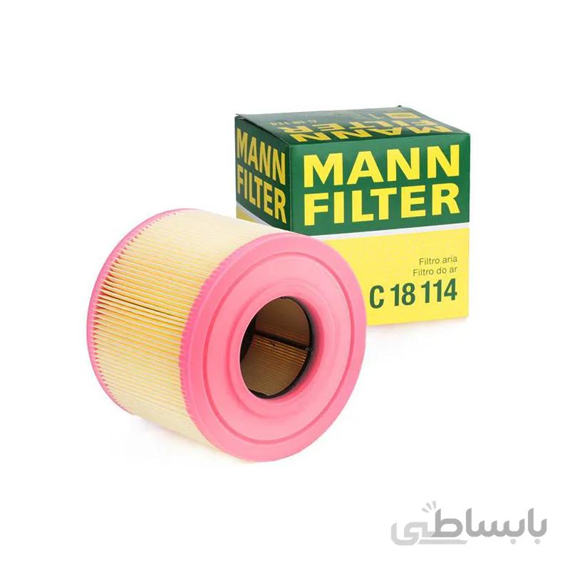فیلتر هوا بی ام و ۳۳۰i اتاق E90 با موتور N52 / N53 برند مان MANN (اصلی)
