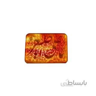 نگین عقیق خطی یا علی اصغر کد 3276 ا قیمت به شرط خرید تیمی