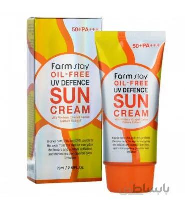 کرم ضد آفتاب گیاهی بدون روغن محافظت کامل فارم استی