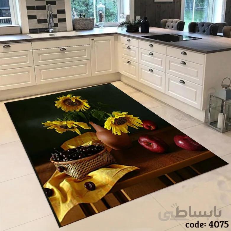 فرشینه اشپزخانه طرح گیلاسی 4075