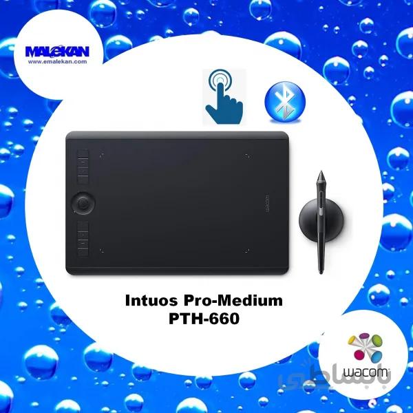 قلم نوری وکام Intuos Pro Medium PTH-660N ا Wacom Intuos Pro Medium PTH-660N Display Pen