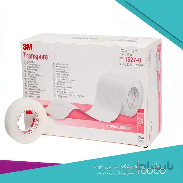 چسب ضد حساسیت ترانسپور ۳M سایز ۱.۲۵
