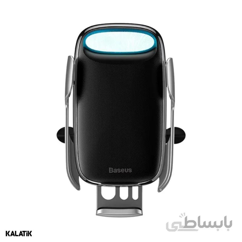 پایه نگهدارنده و شارژر بی سیم باسئوس Milky Way مدل WXHW02-01 ا Baseus WXHW02-01 Milky Way Electric Bracket Wireless Charger
