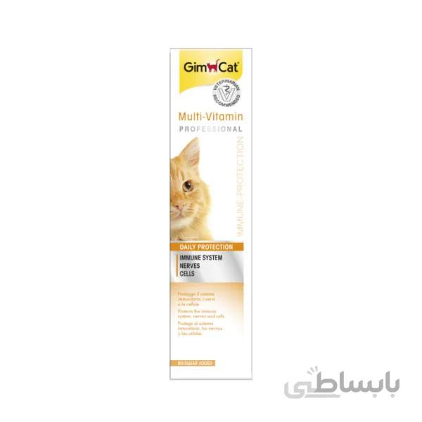 خمیر مالت مولتی ویتامین گربه جیم کت _ Gim Cat