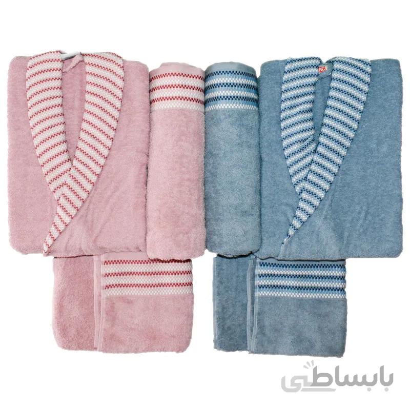 سرویس حوله پالتویی 6 تکه تاچ مدل T-223123