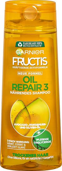 شامپو تقویت کننده گارنیر OIL REPAIR 3مناسب موهای خشک و شکننده 400 میل