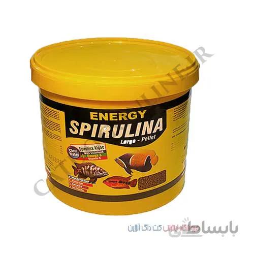خوراک ماهی اسپیرولینا (انرژی)Large Pellet