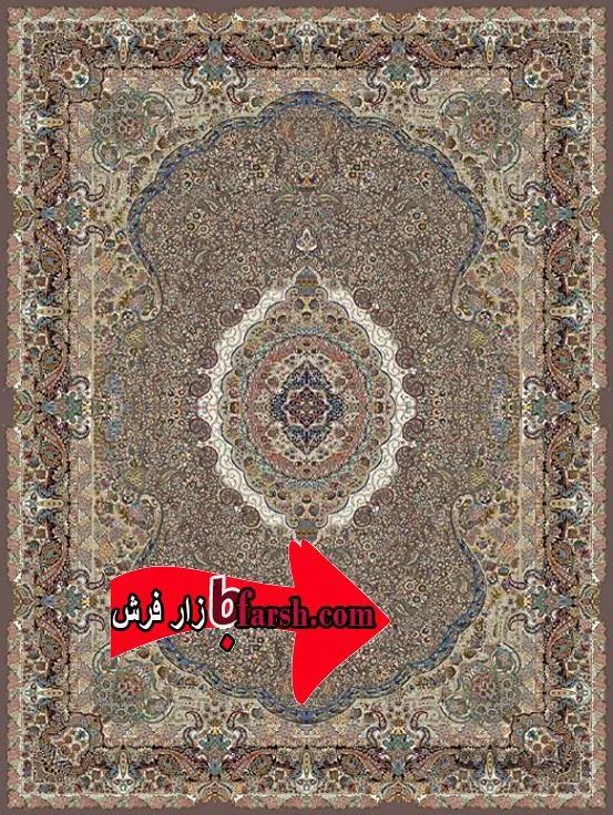 فرش نگین مشهدکد 73000 گردویی