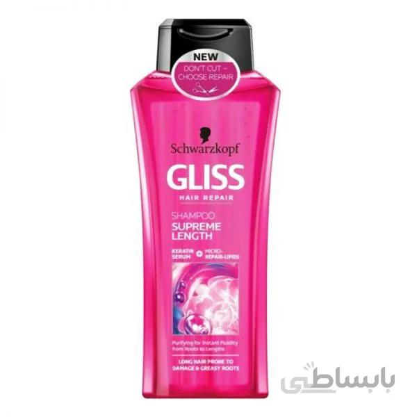 شامپو برای مو های بلند و آسیب دیده گلیس Gliss