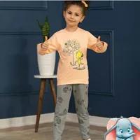 بلوز شلوار بچه گانه پاییزه دخترانه شیک کد 106 - فروشگاه اینترنتی بچه شیک