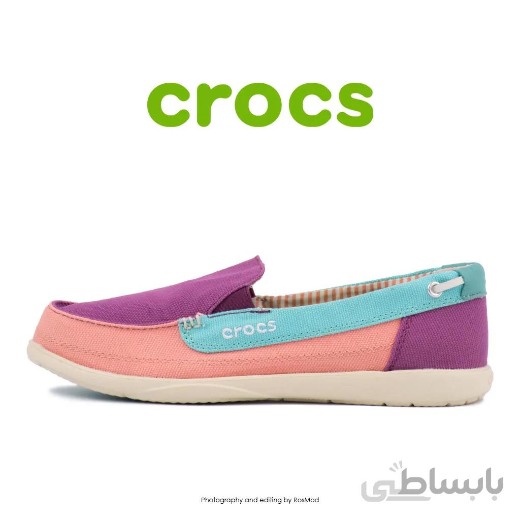 لوفر زنانه کراکس – Crocs Walu Loafer Viola/Melon