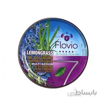 کرم ضد جوش فلوویو ا ( Flovio Lemongrass Oil Balancing Moisturizing Cream (Multi-Action/Hydrating & Oil Control) )