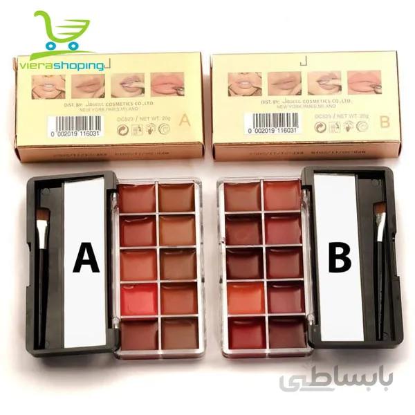 پالت رژ لب 10 رنگ جذاب دوسه doucce