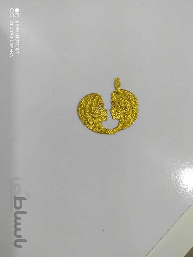 ورق طلا طرح دار خرداد ماه سایز بزرگ