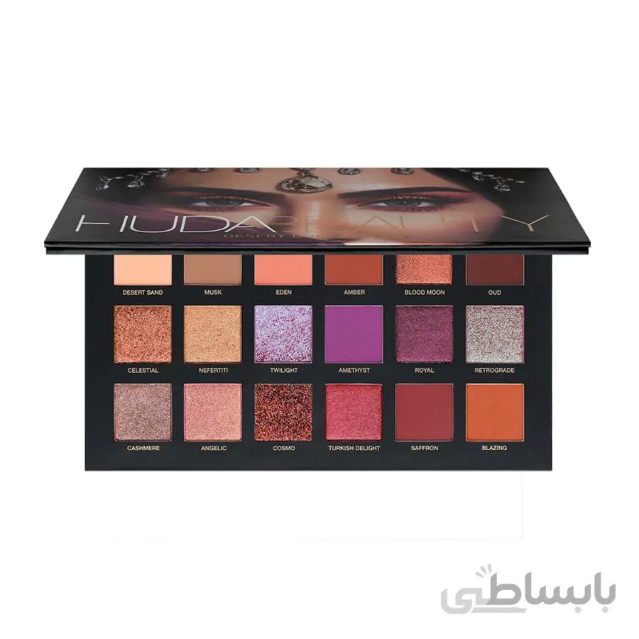 پالت سایه هدی بیوتی huda beauty مدل desert dusk
