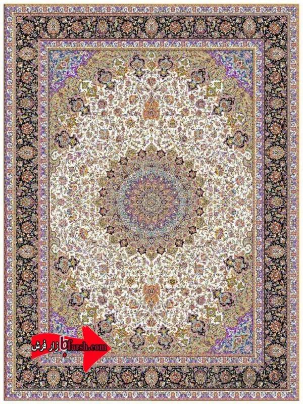 فرش کاشان نقشه نایین کرم