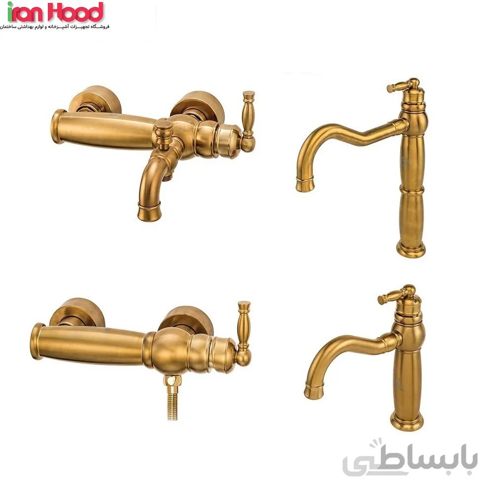 شیرالات قهرمان مدل انتیک طلامات ا ghahreman gold mate Antik taps