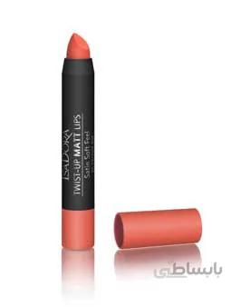 رژلب مدادی مات و بادوام ایزادورا ۶۰ / Isadora Twist-Up Matt Lips Satin Soft Feel