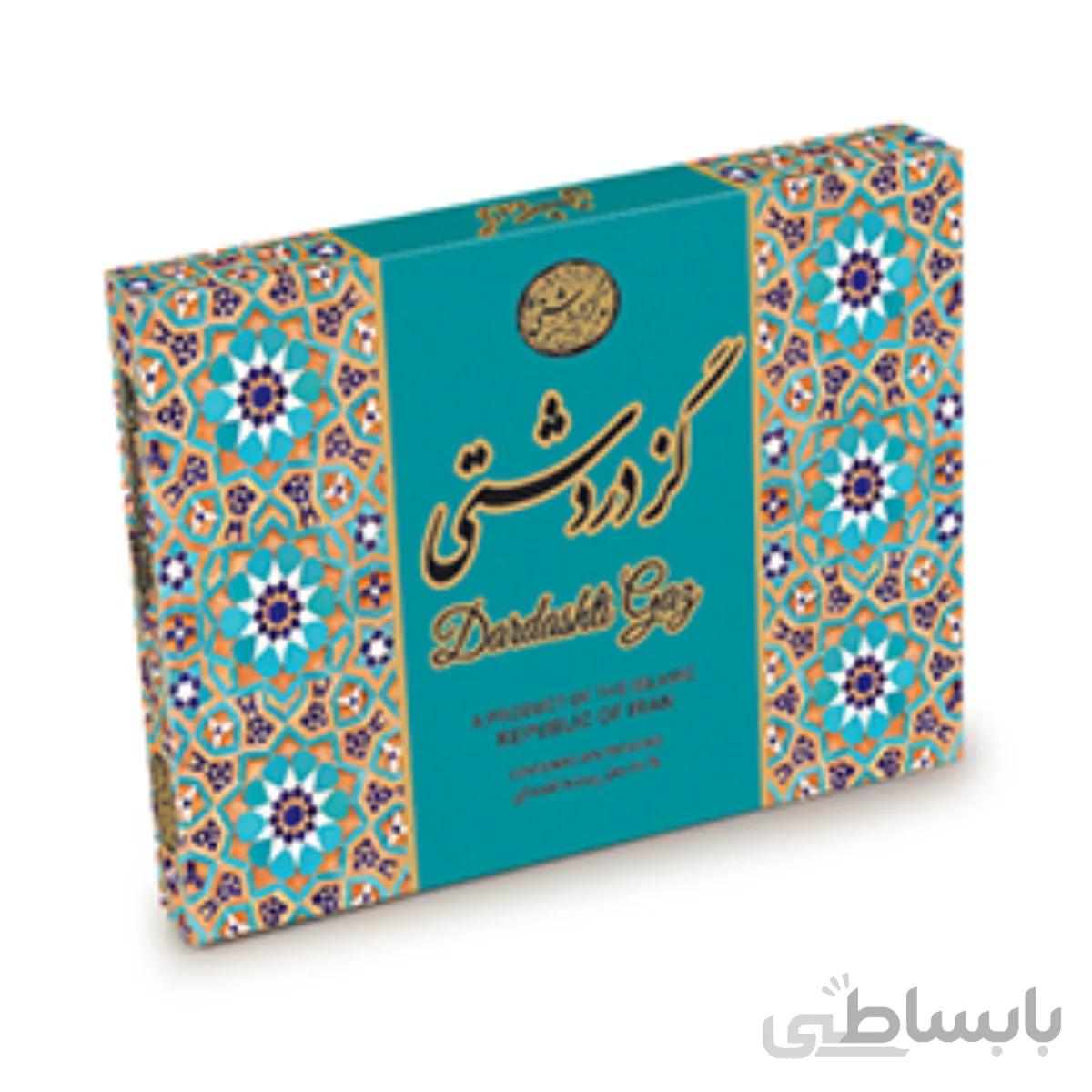 گز دردشتی 20درصد لقمه ای مغز پسته -400 گرم
