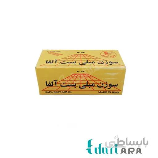 سوزن منگنه بست آلفا سایز 100.8 بسته 5000 عددی