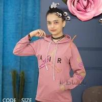 هودی تک بچه گانه دخترانه پاییزه سایز ۵۰/۵۵ کد 617 - فروشگاه اینترنتی بچه گانه