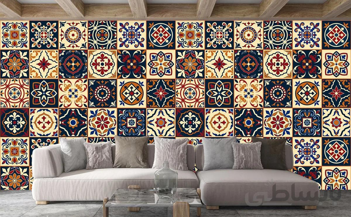 پوستر دیواری کاشی سنتی W10027300