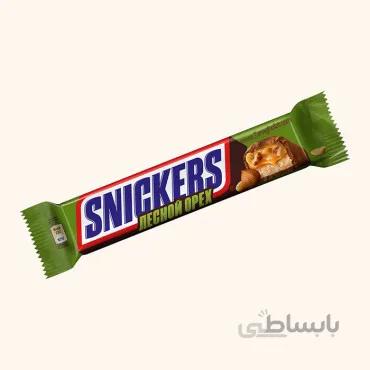 شکلات بار دابل اسنیکرز شیری کاراملی فندقی 81 گرمی