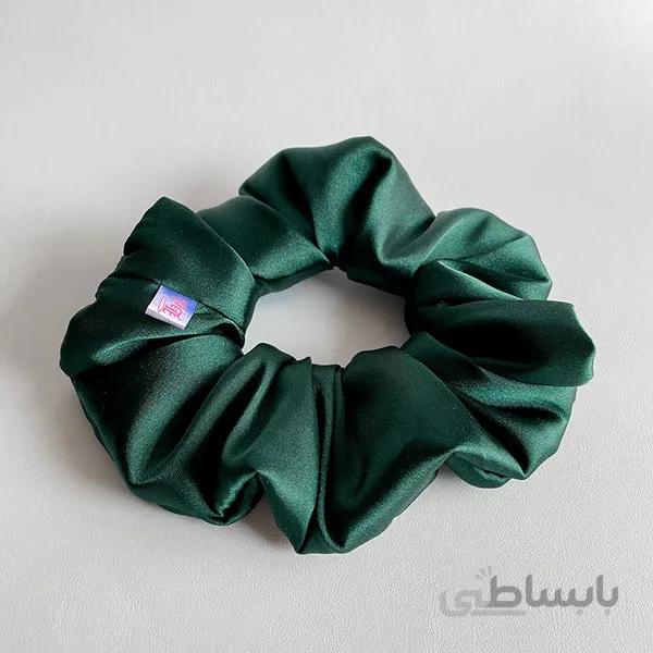 اسکرانچی ساتن سبز کاج ا Scrunchies